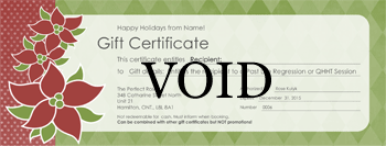 The Perfect Rose Gift Certificate